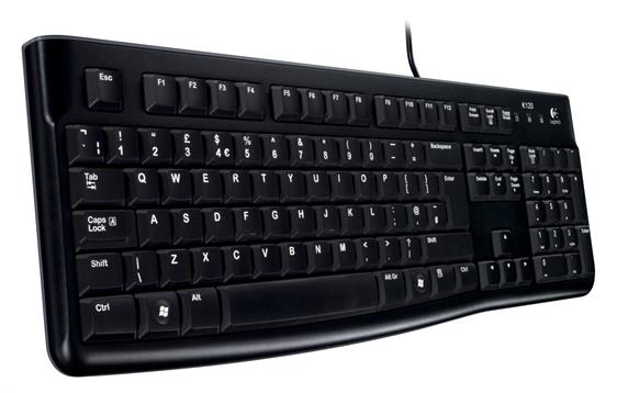 774690 Logitech 920-002521 Tastatur LOGITECH K120 sort 